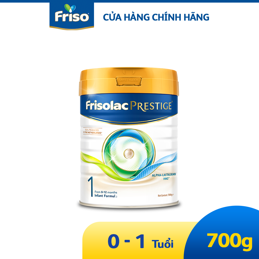Sữa công thức Frisolac Prestige 1 700G cho bé 0-1 tuổi