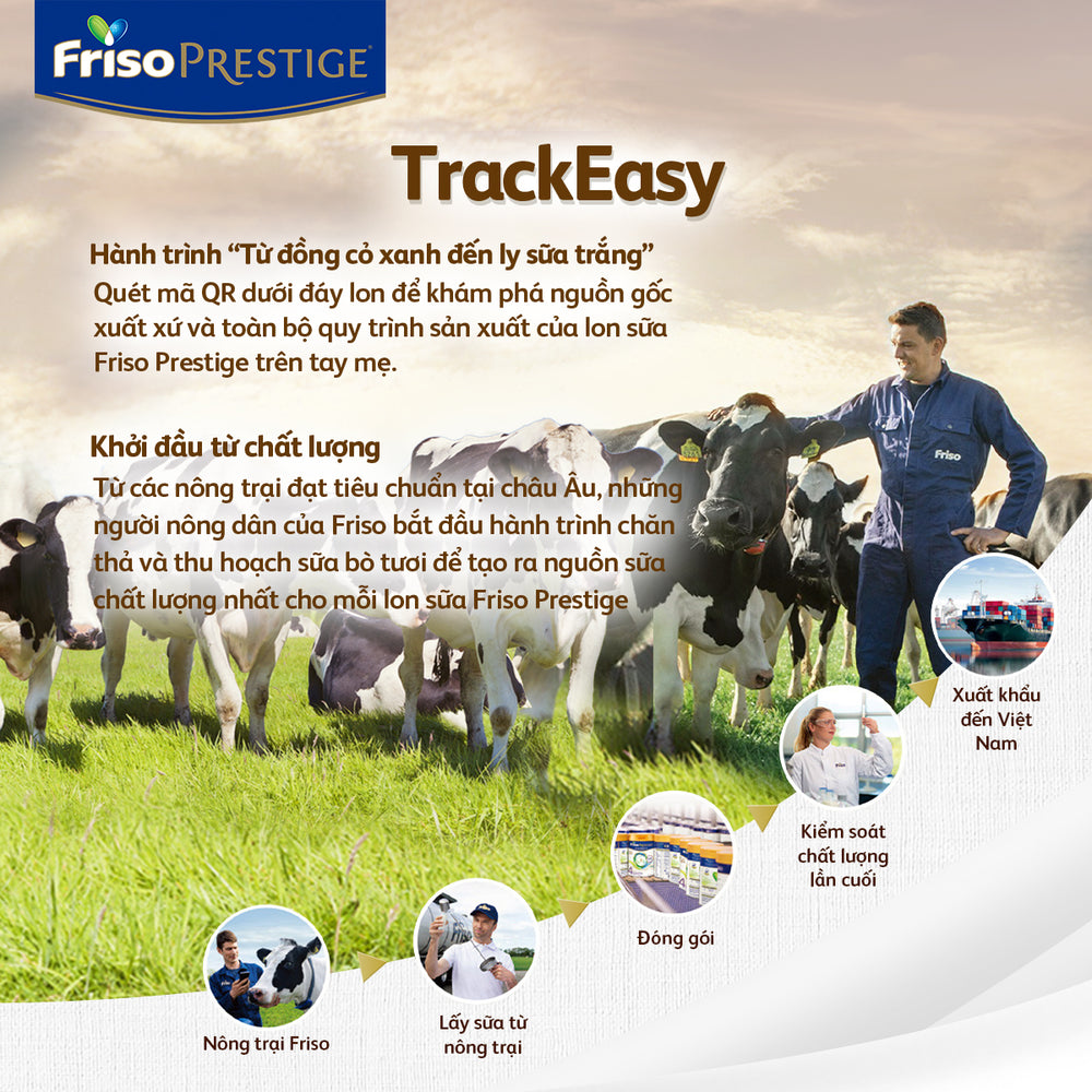 Sữa công thức Friso Prestige 3 700G cho bé 2-6 tuổi