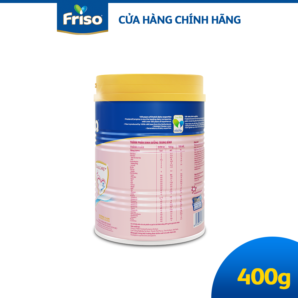 Sữa cho mẹ bầu Frisomum Gold hương cam 400G