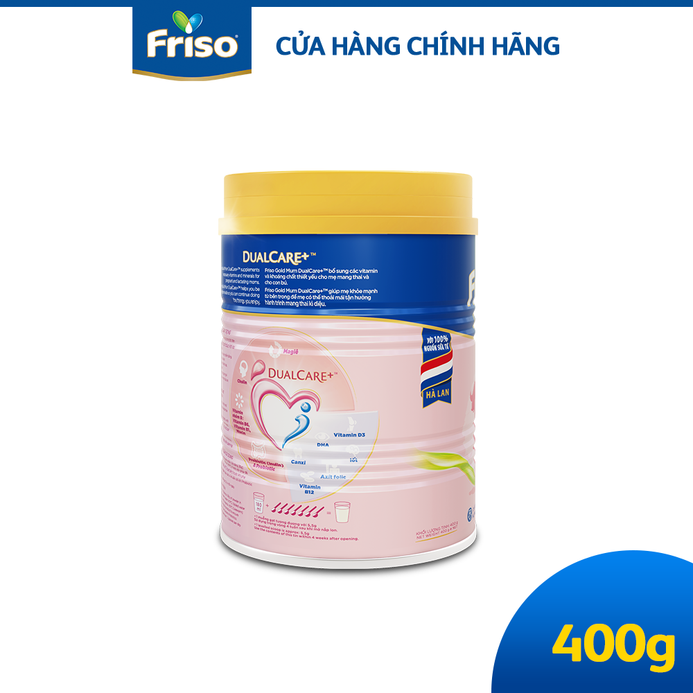 Sữa cho mẹ bầu Frisomum Gold hương cam 400G