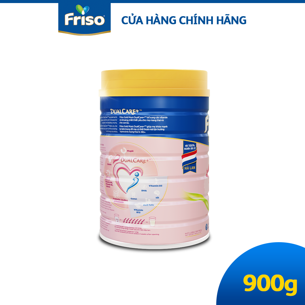 Sữa cho mẹ bầu Frisomum Gold hương cam 900G